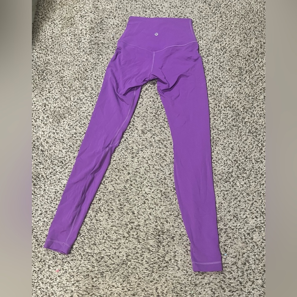 size 2 lululemon align leggings moonlit magenta
